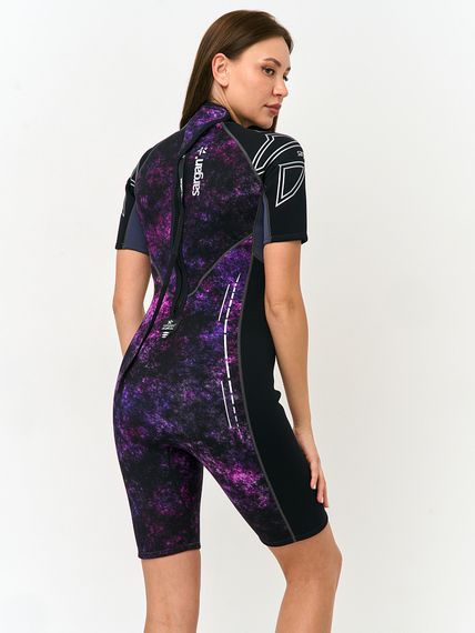 Гидрокостюм Sargan Nero 2.0 Shorty lady 2 мм GalaxyAPE-07/черный
