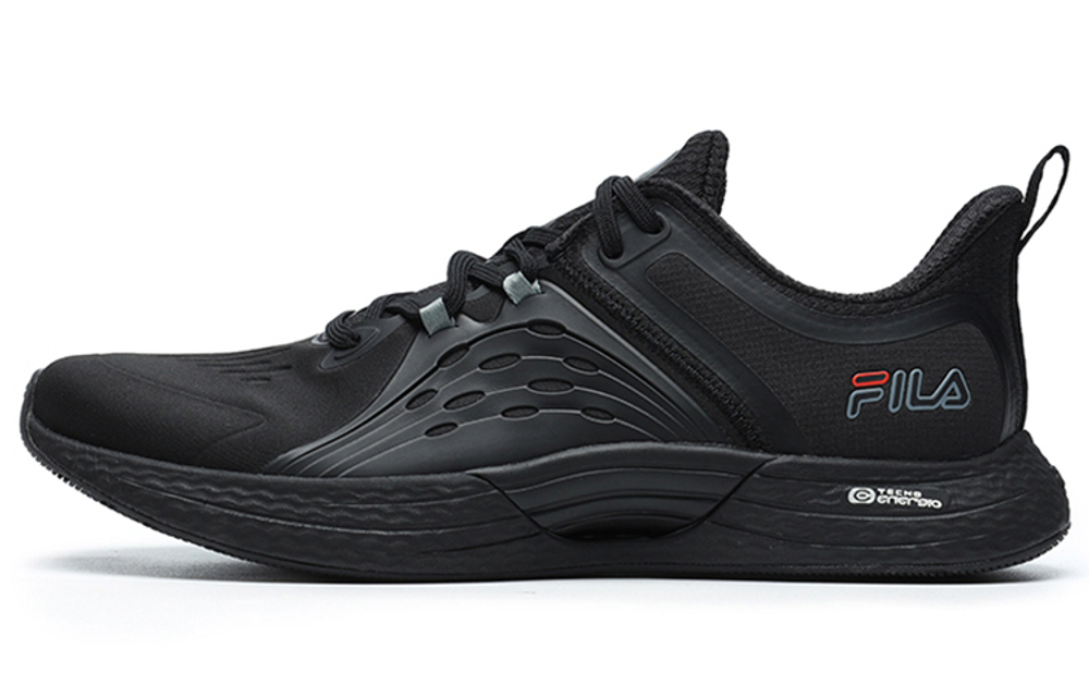 FILA Athletics comfortable non-slip wear-resistant low-top training shoes men's black