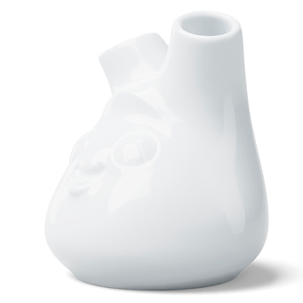Ваза cheeky, 10 см, белая
