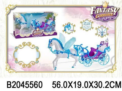 Набор Лошадь с каретой коробка 336B