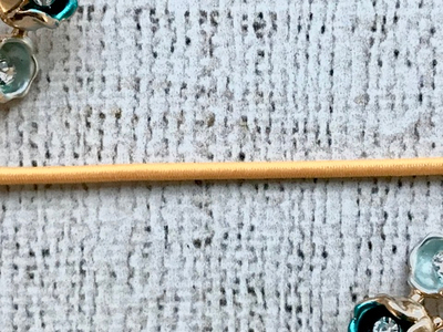 Резинка шляпная, d 3 мм, жёлтый