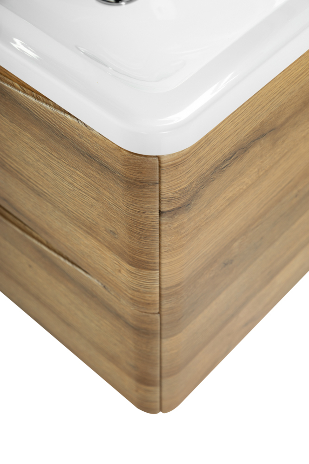 Мебель для ванной комнаты подвесная BelBagno ACQUA-600-2C-SO-RR 60см Rovere Rustico