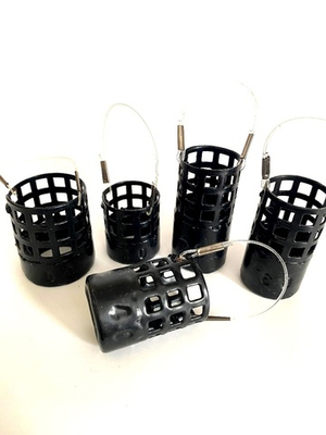 Большие колодцы-пули  корзина две ячейки S (D30) 80 леска