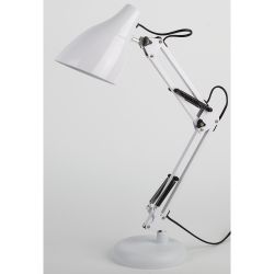 Настольный светильник ЭРА N-123-Е27-40W-W белый | Настольные светильники под лампу