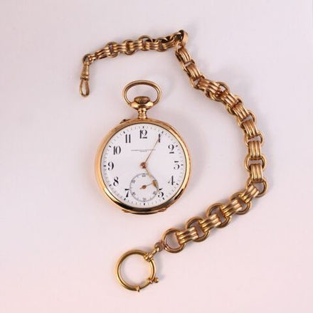 Винтаж: Антикварные золотые часы