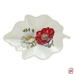 Блюдо лист Royal Classics Маки 26,6*17,7*4,2 см