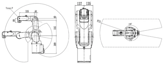 Промышленный робот-манипулятор CRP RA07A-08