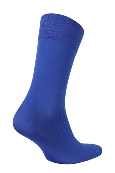 Мужские носки Premium "в рубчик" Синий Opium