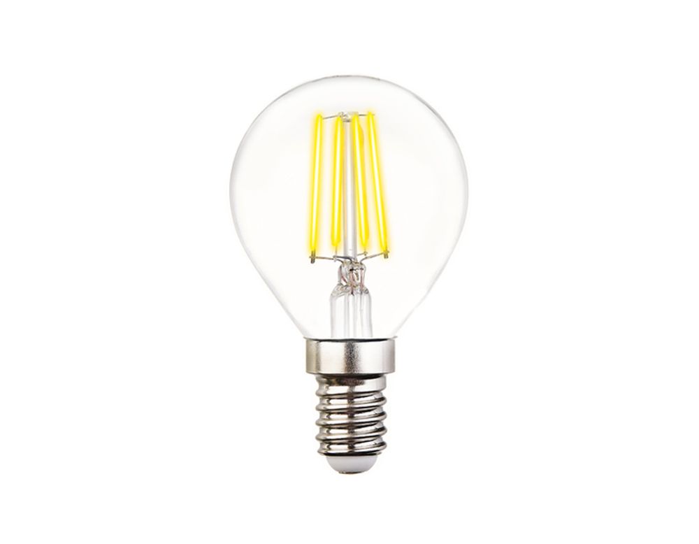 Светодиодная лампа Filament LED G45-F 6W E14 3000K (60W)