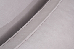 Диван трехместный Garda Decor Trevi 230М серый с кантом механизм пума