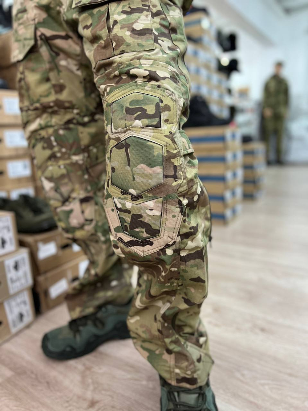 Тактический костюм G3 с защитой локтей и коленей / мультикам /