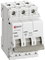 Автоматический выключатель  EKF M63MA6363C