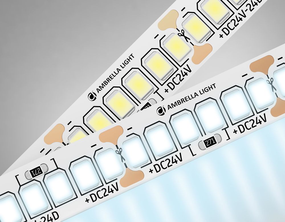 Ambrella Светодиодная лента Ambrella Light GS3503 2835 240Led /22W m/ 24V IP20 6500K 5m LED Strip 24V GS3503