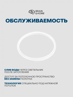 Светильник потолочный встраиваемый BH53, Белый цоколь