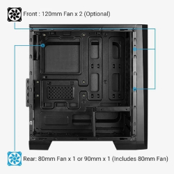 MiniTower AeroCool Cylon Mini White ( mATX, Window , без БП )"[59266]