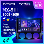 Teyes CC3 2K 9"для Mazda MX-5 III 3 NC 2008-2015