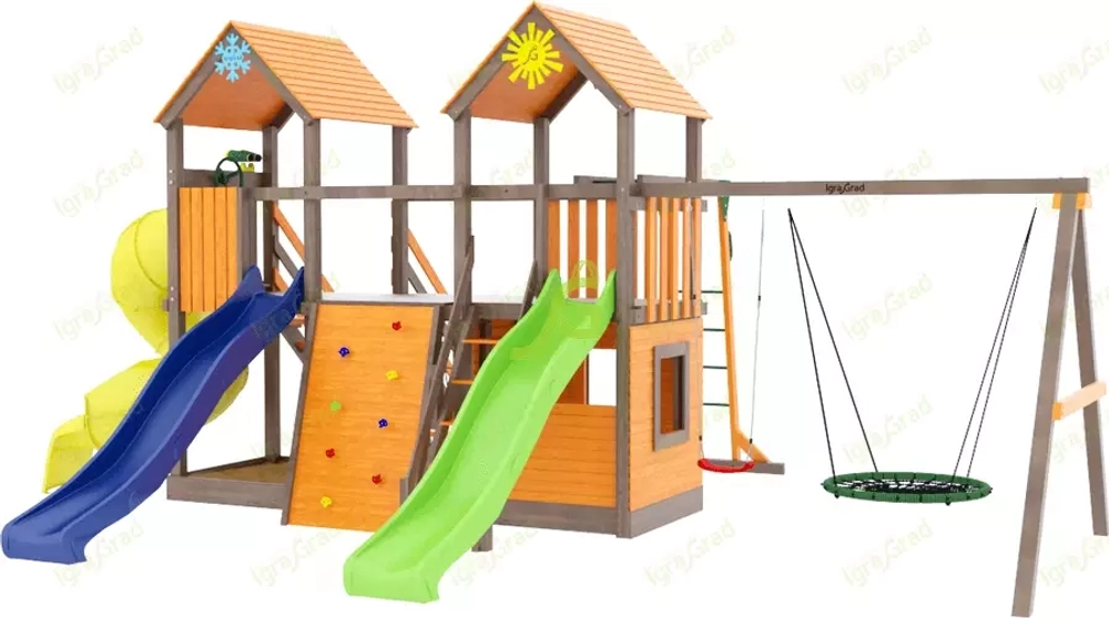 Детская площадка с трубой