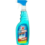 Средство для мытья окон, Чистые Окна, 500 мл, с Нашатырным Спиртом, Золушка, с триггером