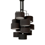 Ceiling design lamp  Noon 12 by Zeitraum (Black)