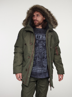 Green parka "Ruskolan"