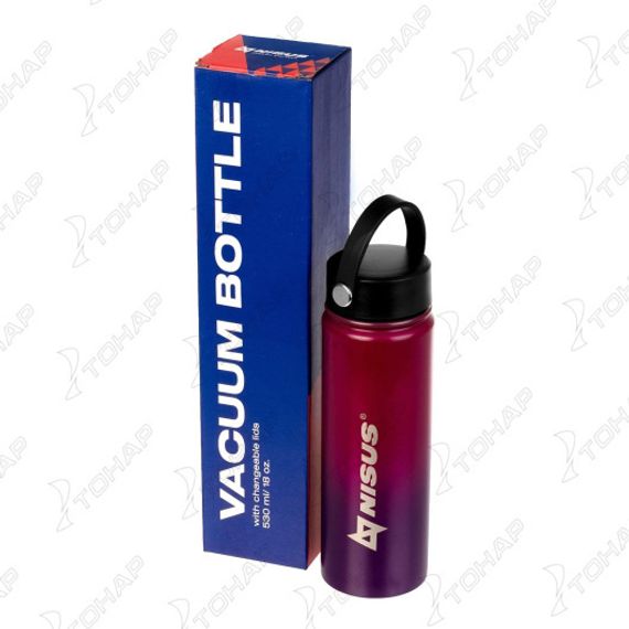 Термобутылка 530ML три крышки (N.TB-022-RB) Nisus