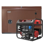 Генератор бензиновый SUNREKA G5500EAX с кожухом Geon 1400SS RAL 8017