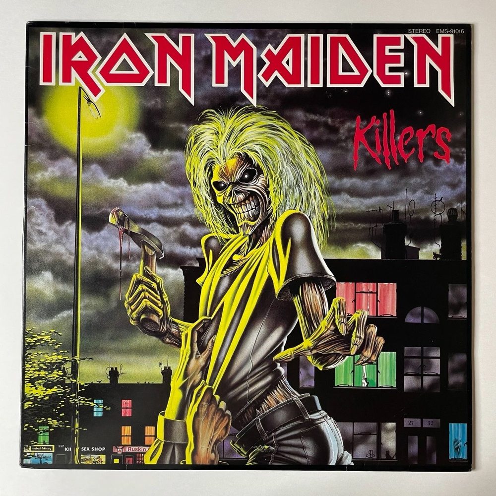 Винтажная виниловая пластинка LP Iron Maiden Killers (Japan 1981) (No Obi) Innocent Exile