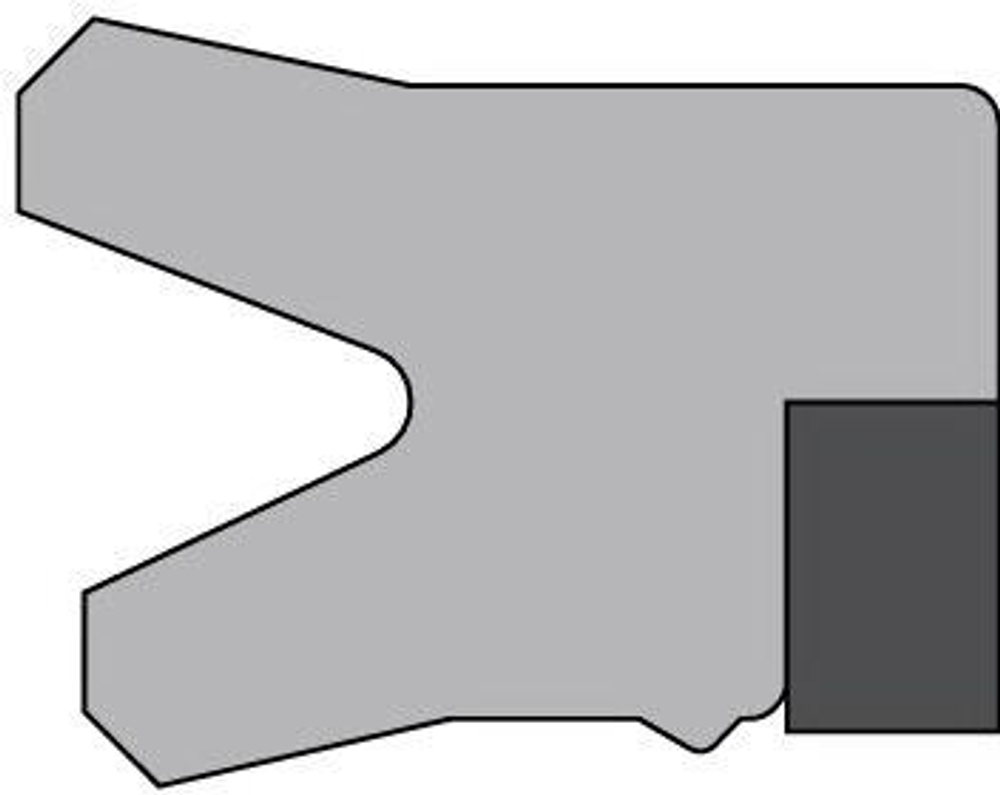 A163-110 PU Высокоэффективное U-образное штоковое уплотнение 110-125-15,6
