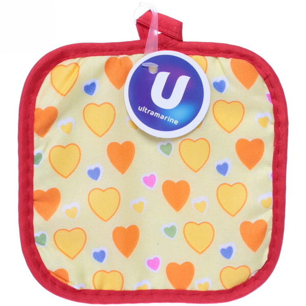 Прихватка 17*17см «Love» микс 4 цвета