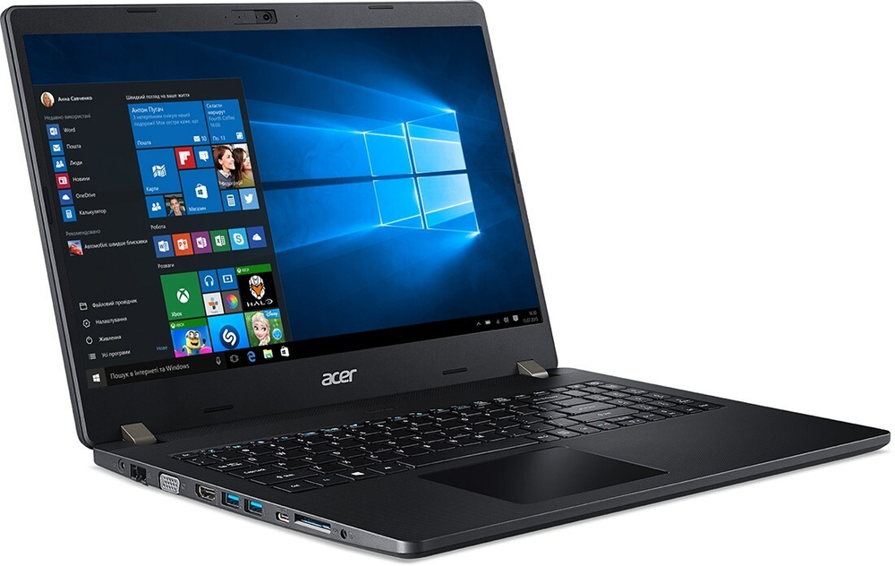 Ноутбук ACER TMP215-52 CI3-10110U 15.6 ;, 1920x1080, Intel Core i3, 10110U, 2 ядра, 2100 МГц, 8 Гб, SSD, 256 Гб, UHD Graphics, NO DVD, Bluetooth, Wi-Fi, Linux, черный NX.VLLER.00R