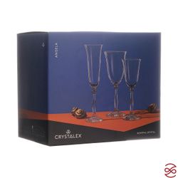 Набор бокалов Crystalex Bohemia Анжела 185 мл (6 шт)