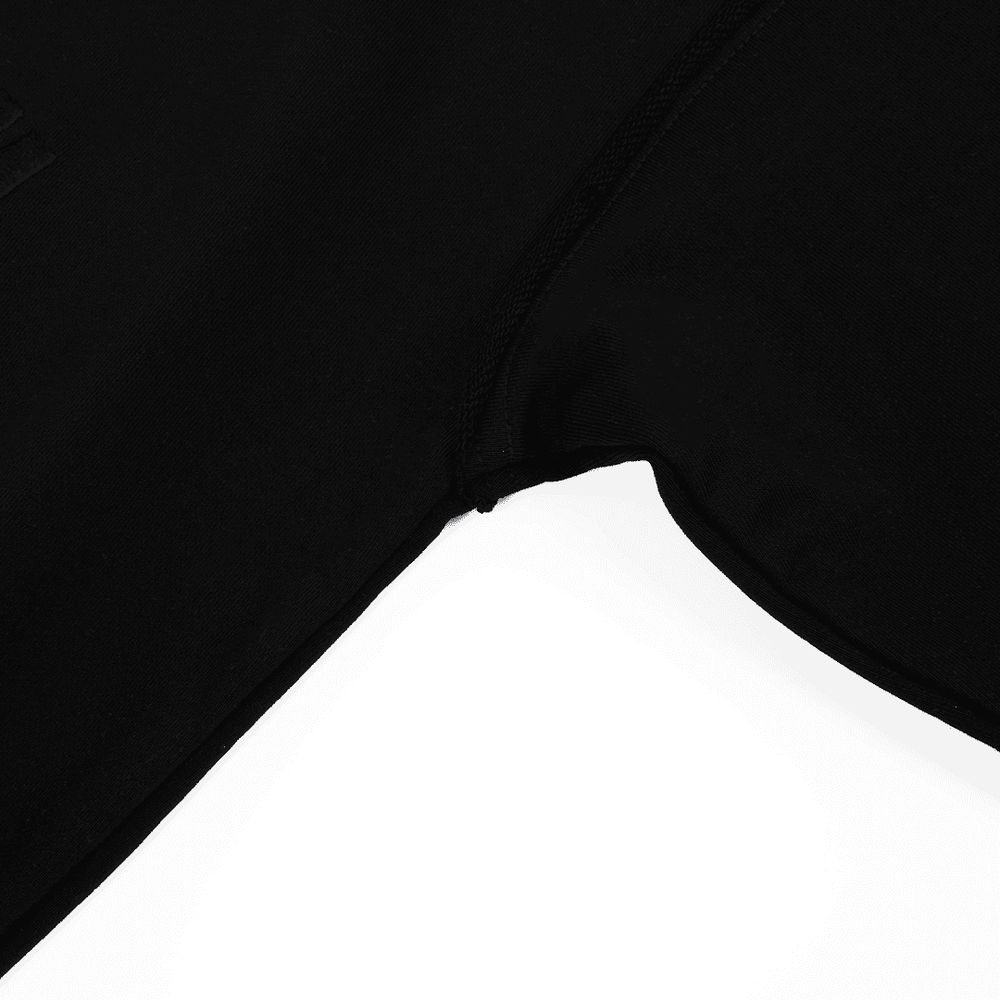 Худи Heartz Технопессимизм Heavycotton Embroided Blackout черный