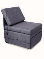 Кресло-кровать "Миник" Rich Grey (серо-синий)