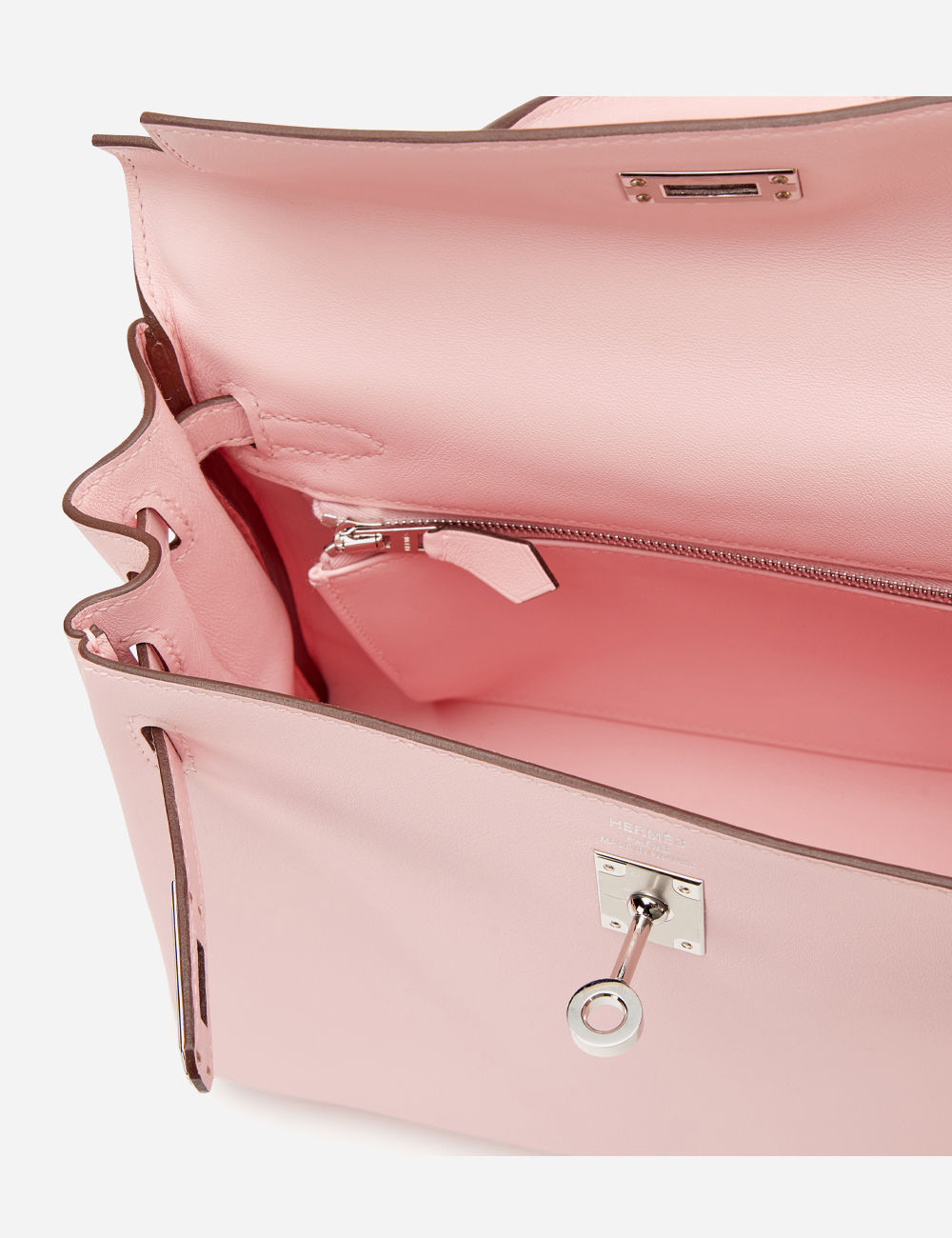 Сумка Hermes Swift Kelly 25 Palladium Hardware "Rose Sakura"