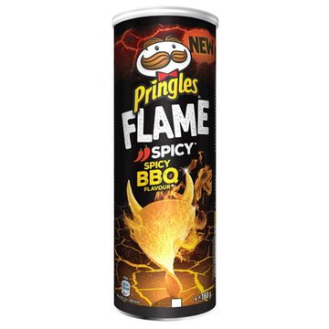 Чипсы Pringles Flame Spicy BBQ со вкусом острого соуса барбекю, 160 г (Германия)