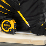 Рулетка 5м х 19мм, двухкомп. корпус, кнопка-пауза Denzel