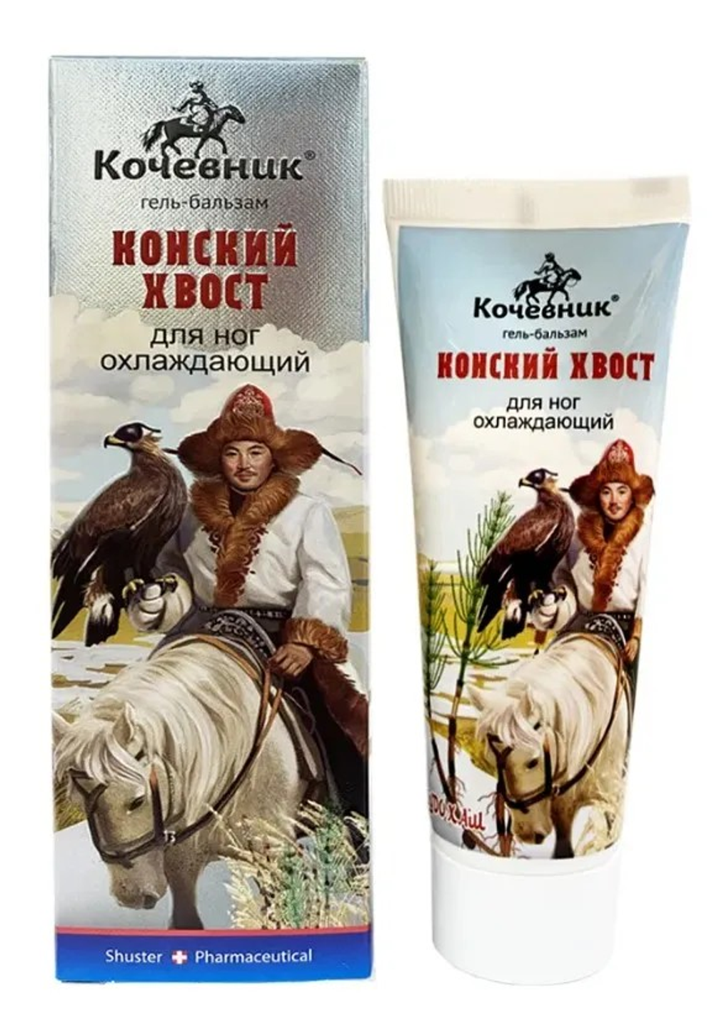 Чудо Хаш Кочевник — гель-бальзам для ног «Конский хвост», охлаждающий, 70 мл