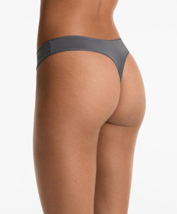 OYSHO Набор из 3 пар трусов-стрингов, свинцовый