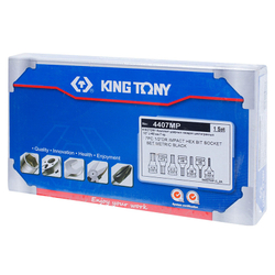 Набор ударных торцевых насадок 1/2&quot;, HEX, 4-14 мм, 7 предметов KING TONY 4407MP