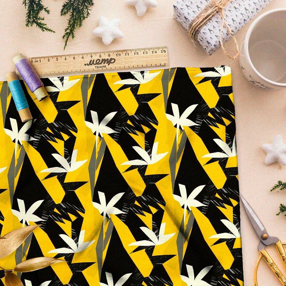 Ткань премиум таффета солнечные отблески