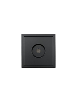 Розетка ТВ оконечная СП ZIMA IP20 черн. бархат LEZARD 704-4288-130