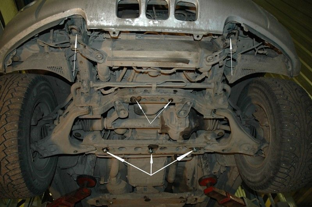 Защита картера Sheriff для Kia Sorento I (BL) Рестайлинг 2006-2009 арт.11.1706