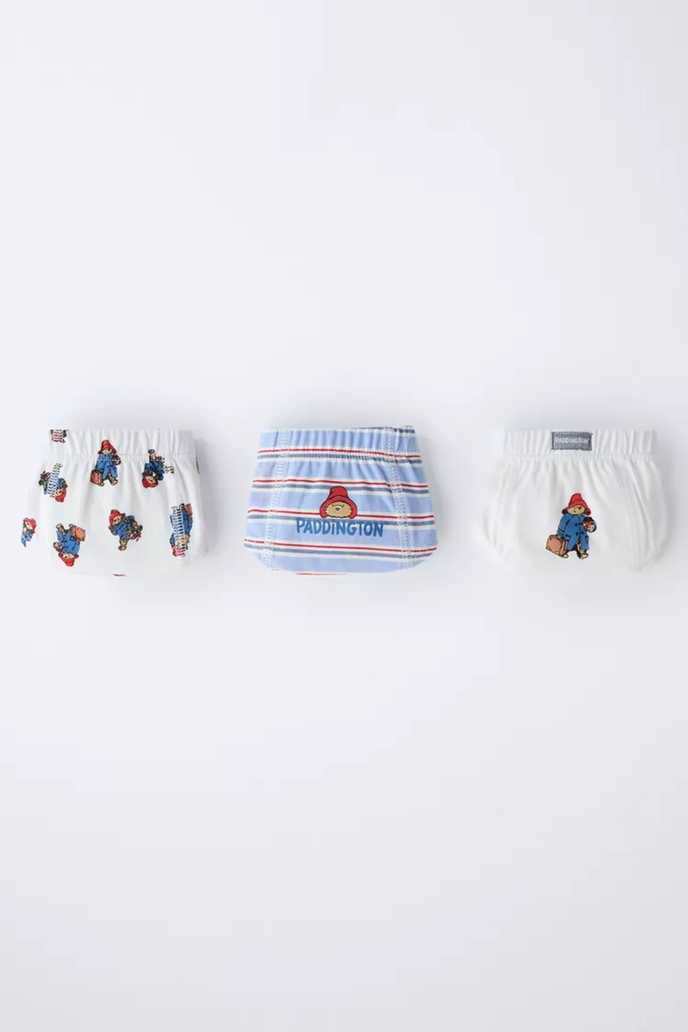 ZARA НАБОР ИЗ ТРЕХ ТРУСОВ PADDINGTON ™, ЭКРЮ