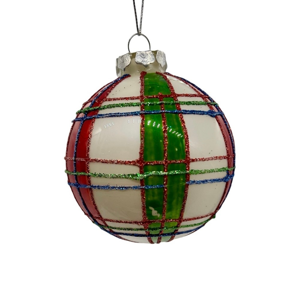 Игрушка ёлочная  в полоску