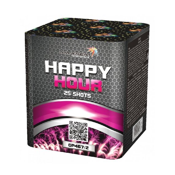 Батарея салютов HAPPY HOUR (25/0,8) GP467/2