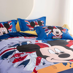 Постельное белье DISNEY 1.5 Полуторка Сатин Микки Маус