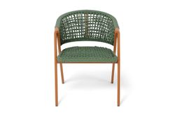 "Амстердам" плетеный стул из искусственного ротанга, цвет зеленый
