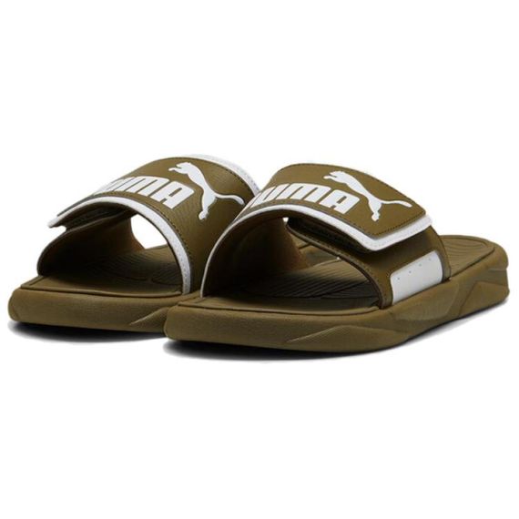 Puma Royalcat Comfort Slides 'Olive Green'
