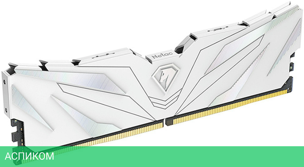 Оперативная память Netac Shadow II White 2x8GB DDR4 3200MHz (NTSWD4P32DP-16W)