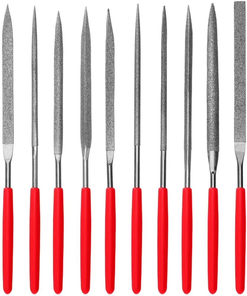 Набор надфилей алмазных 140х3мм 10шт Набор надфилей алмазных 140х3мм 10шт